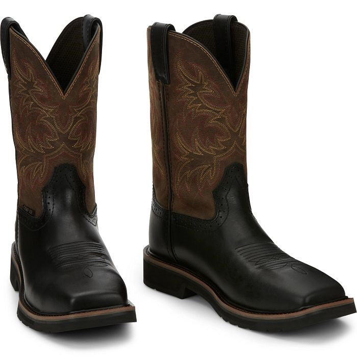 Justin western hotsell work boots