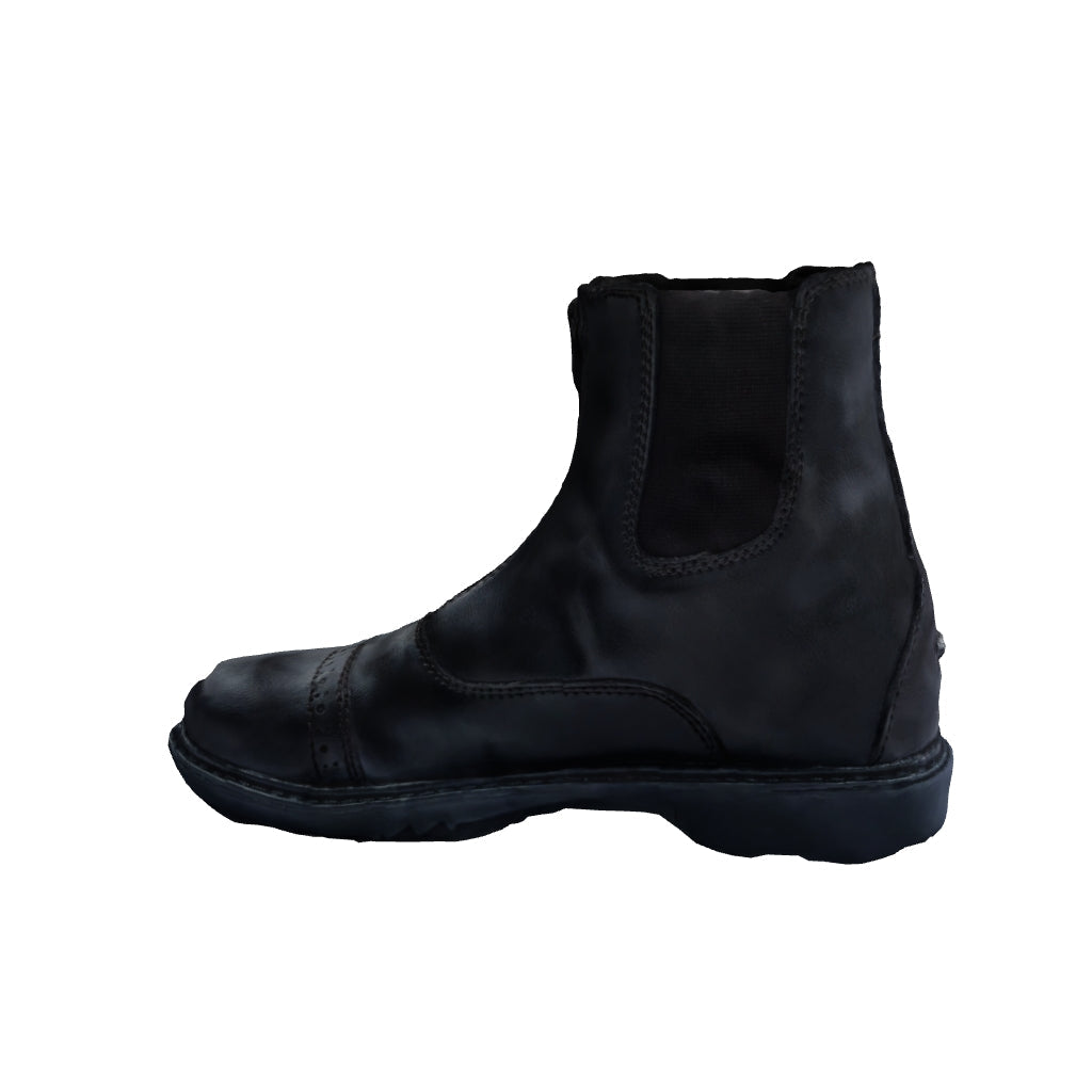 TuffRider Children's Starter Front Zip Paddock Boots - 10 / Black