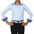 TuffRider Girls ADEY Double Collar Stripe Shirt - Breeches.com