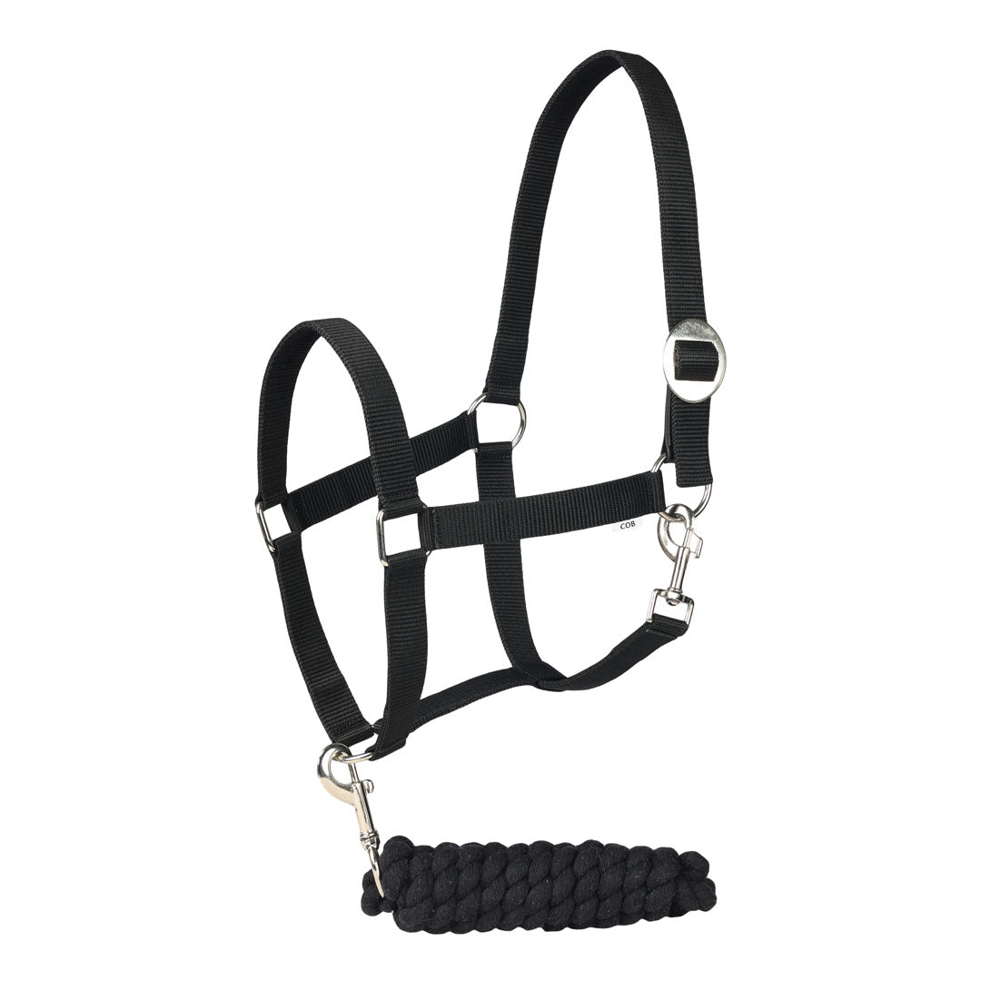 TuffRider Halter And Lead Rope Set With Breakaway Leather