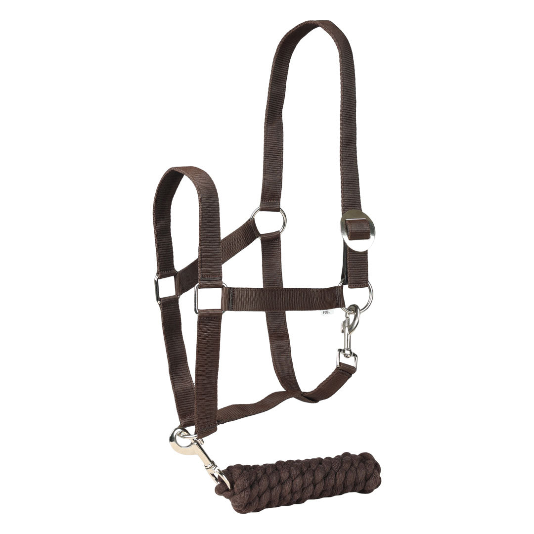 TuffRider Halter And Lead Rope Set With Breakaway Leather