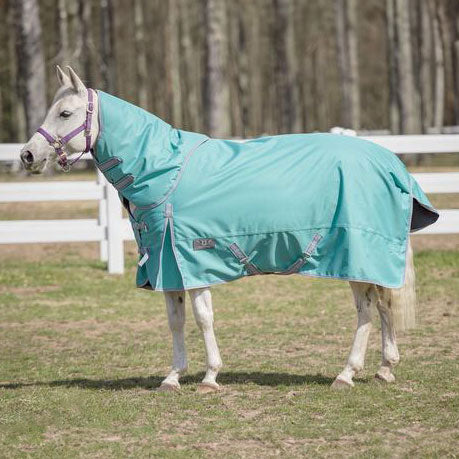 TuffRider Comfy Medium Weight Turnout Blanket with Detachable Neck 1200D