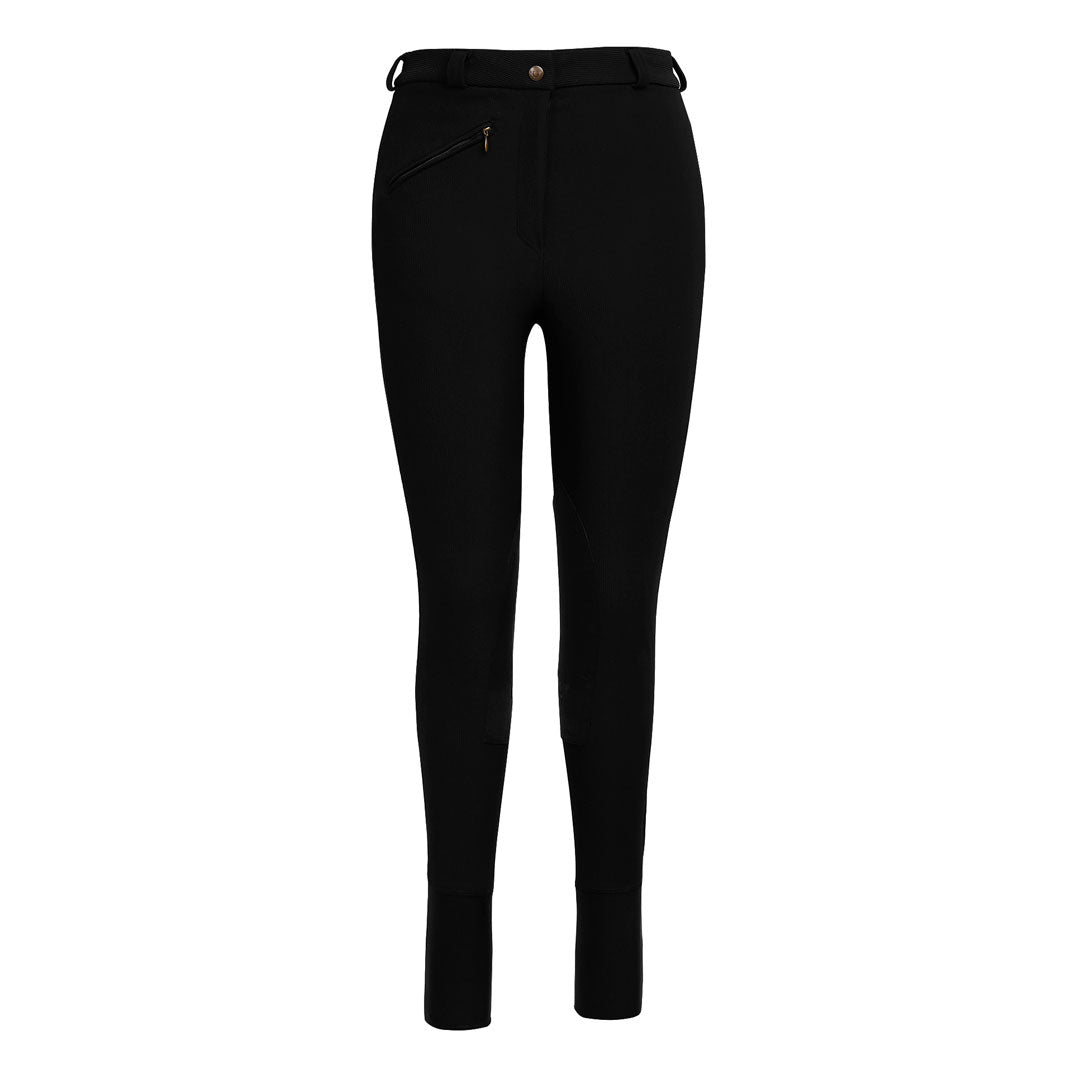 TuffRider Ladies Long Ribb Knee Patch Breeches