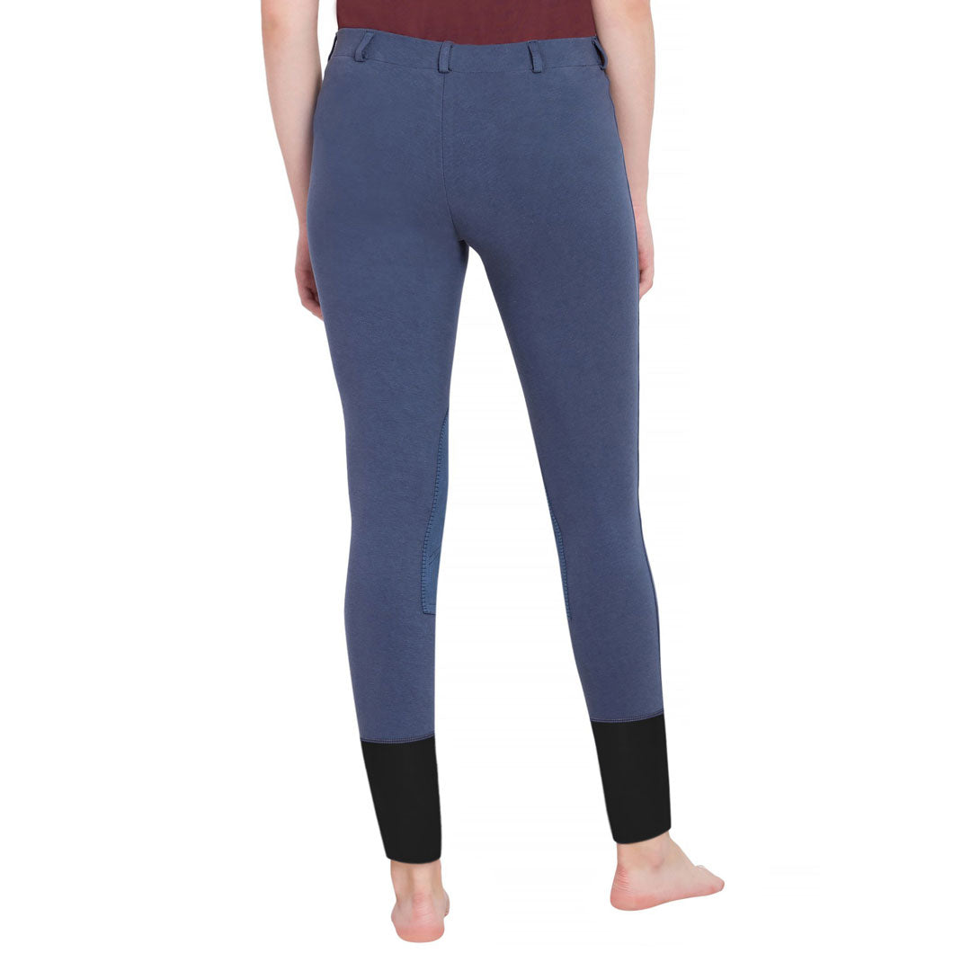 TuffRider Ladies Starter Lowrise Pull-On Knee Patch Breeches