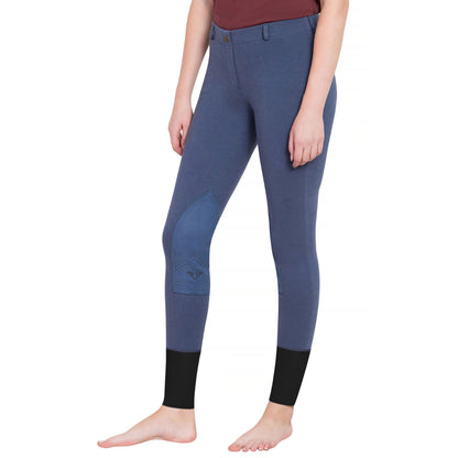 TuffRider Ladies Starter Lowrise Pull-On Knee Patch Breeches