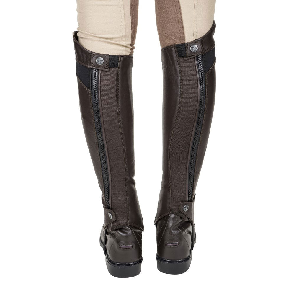 TuffRider Ladies Derby Leather Half Chaps