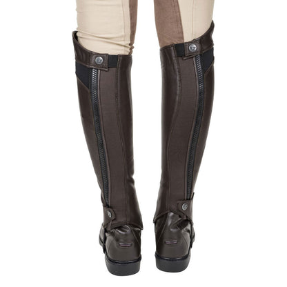 TuffRider Ladies Derby Leather Half Chaps