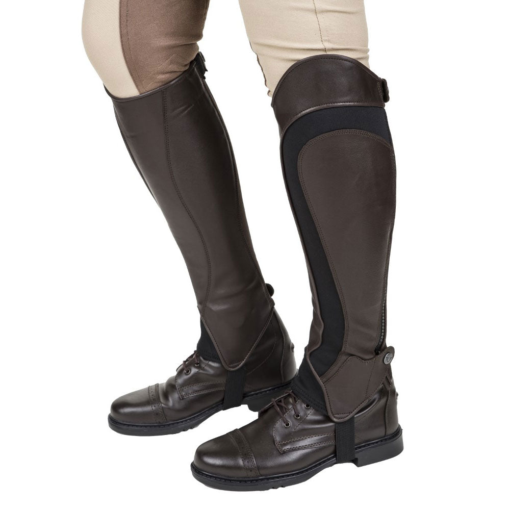 TuffRider Ladies Derby Leather Half Chaps