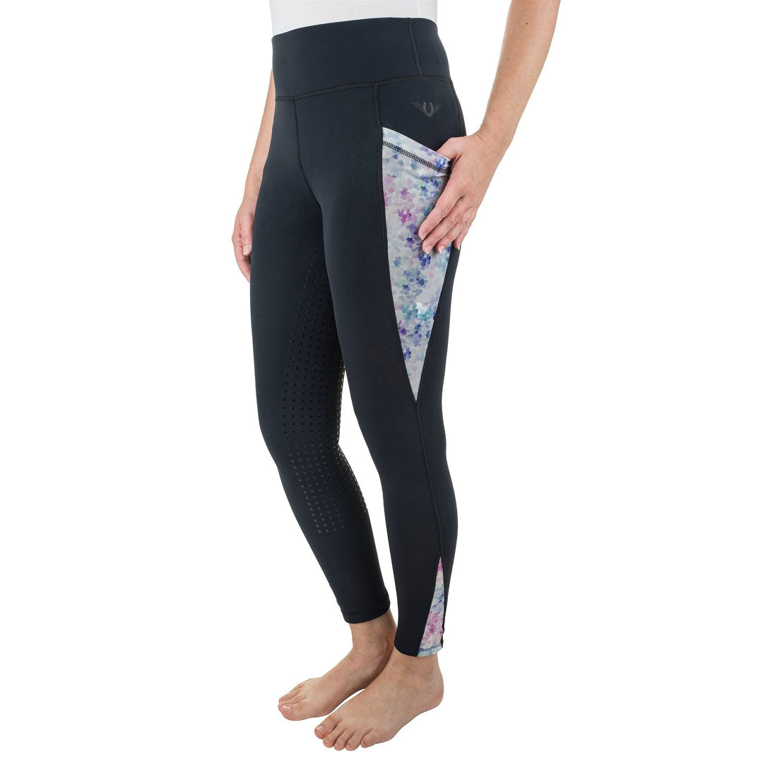 TuffRider Ladies Minerva 3 Season Printed Full Seat Tights