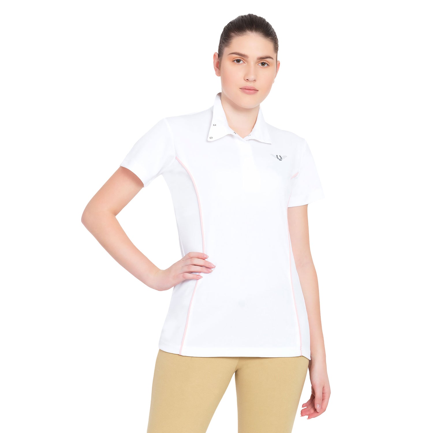 TuffRider Ladies Kirby Kwik Dry Short Sleeve Show Shirt