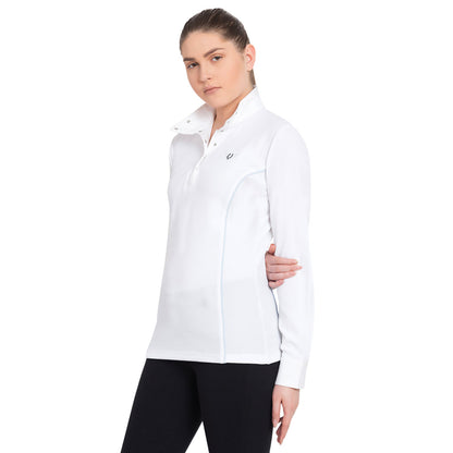 TuffRider Ladies Kirby Kwik Dry Long Sleeve Show Shirt