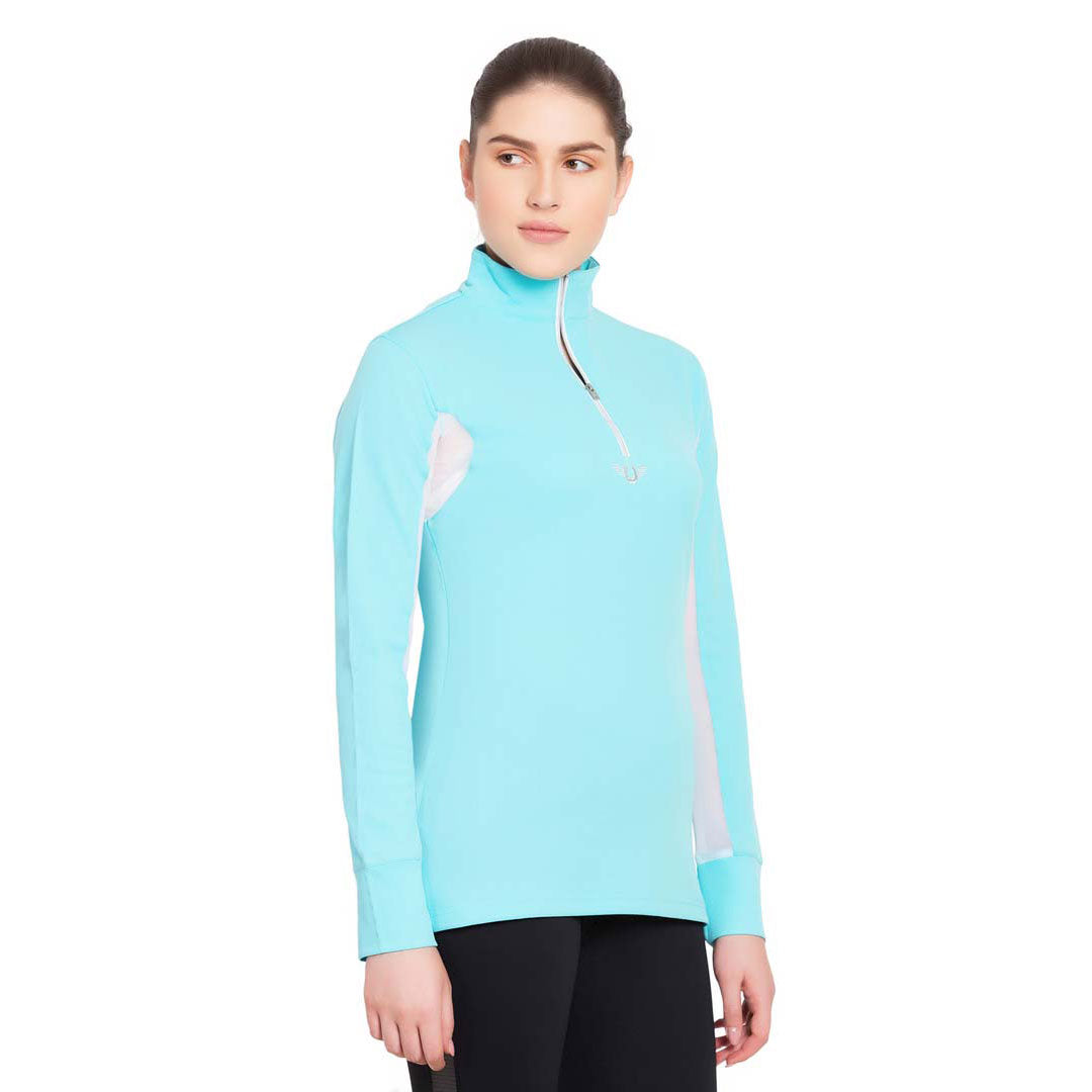 TuffRider Ladies Ventilated Technical Long Sleeve Sport Shirt