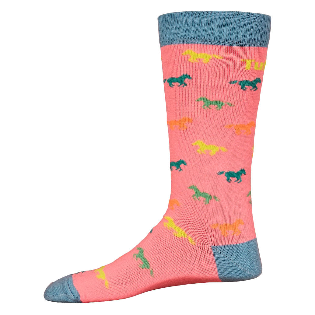 TuffRider Neon Pony Kids Socks