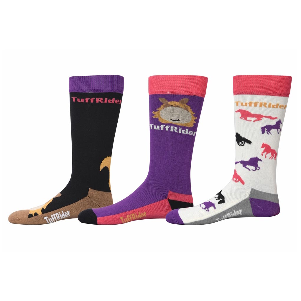 TuffRider Asher Kids Socks - 3 Pack