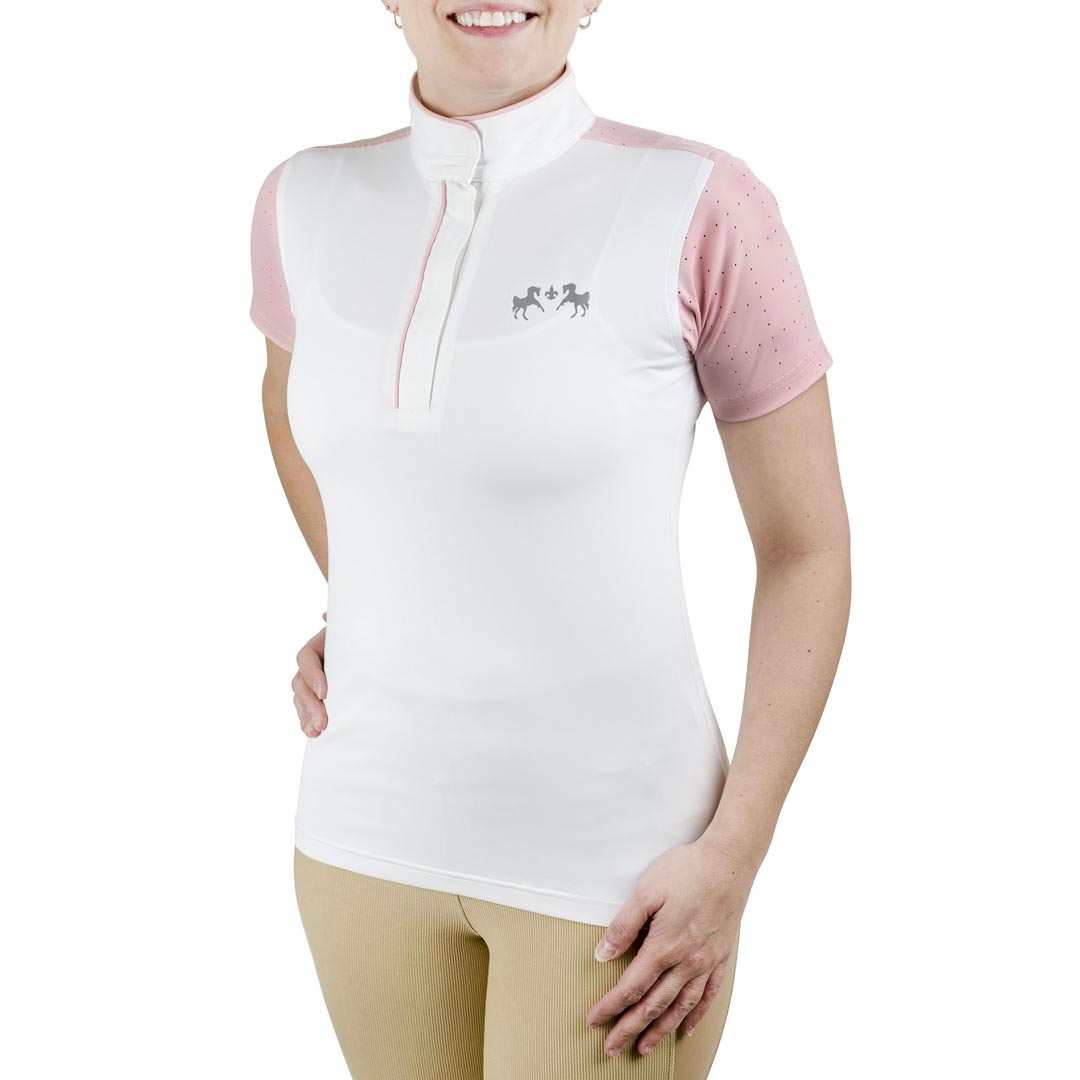 Equine Couture Ladies Magda Equicool Short Sleeve Show Shirt