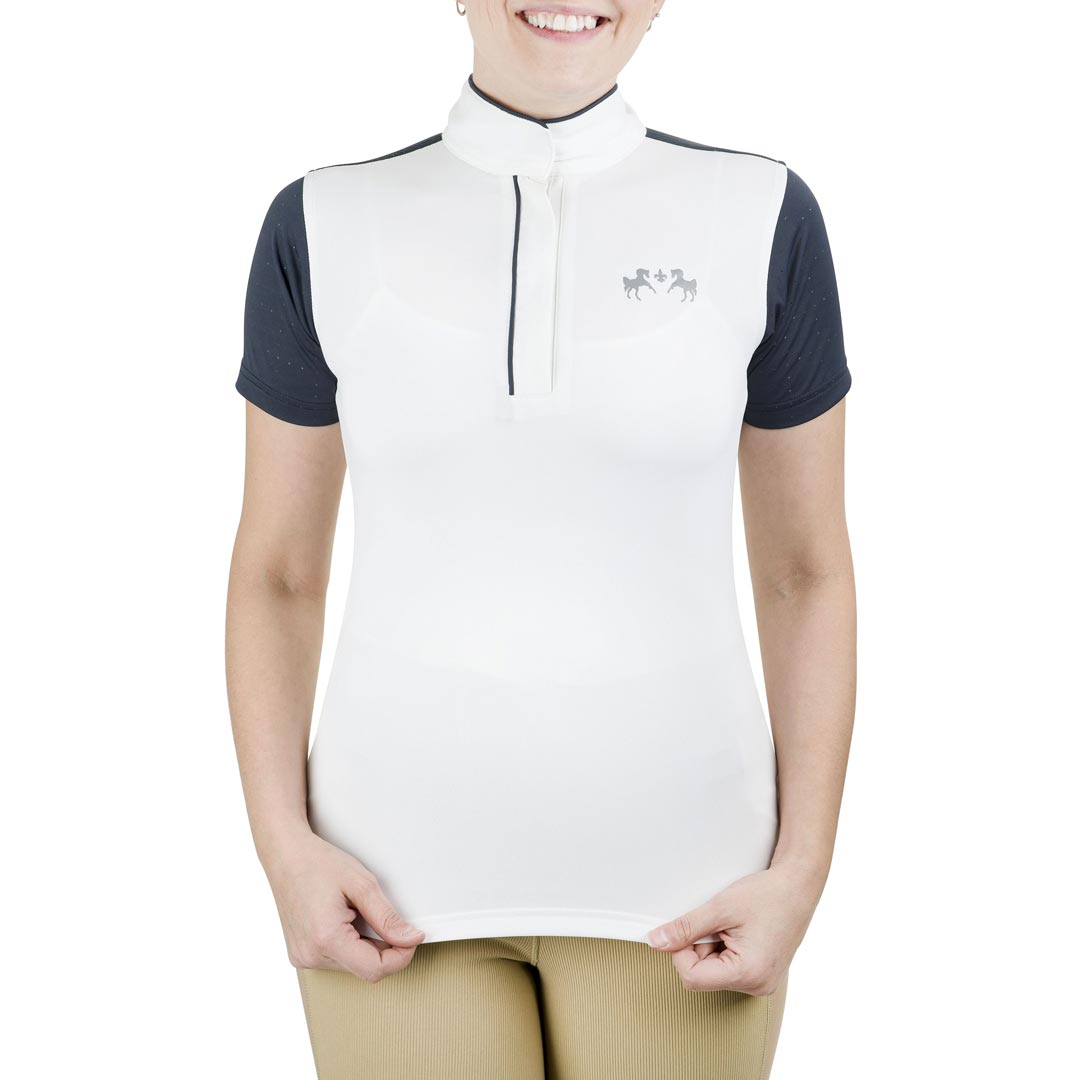 Equine Couture Ladies Magda Equicool Short Sleeve Show Shirt