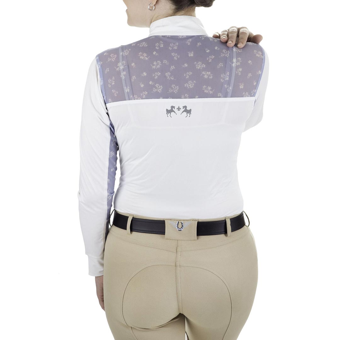 Equine Couture Ladies Nicolette Equicool Long Sleeve Show Shirt