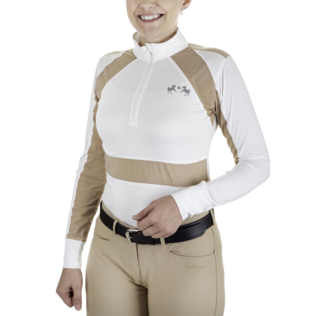 Equine Couture Ladies Nicolette Equicool Long Sleeve Show Shirt