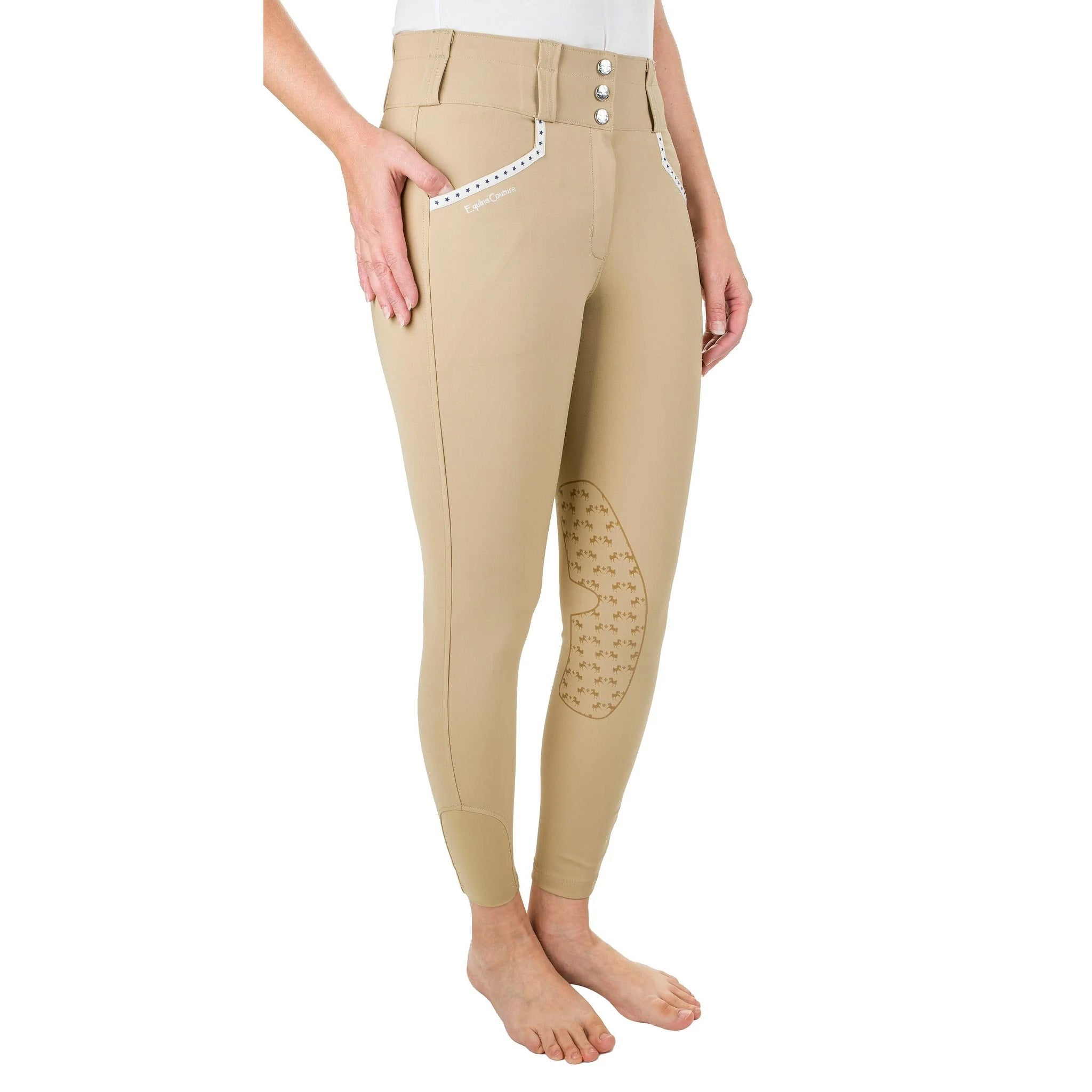 Equine Couture Ladies Nicole Knee Patch Breech