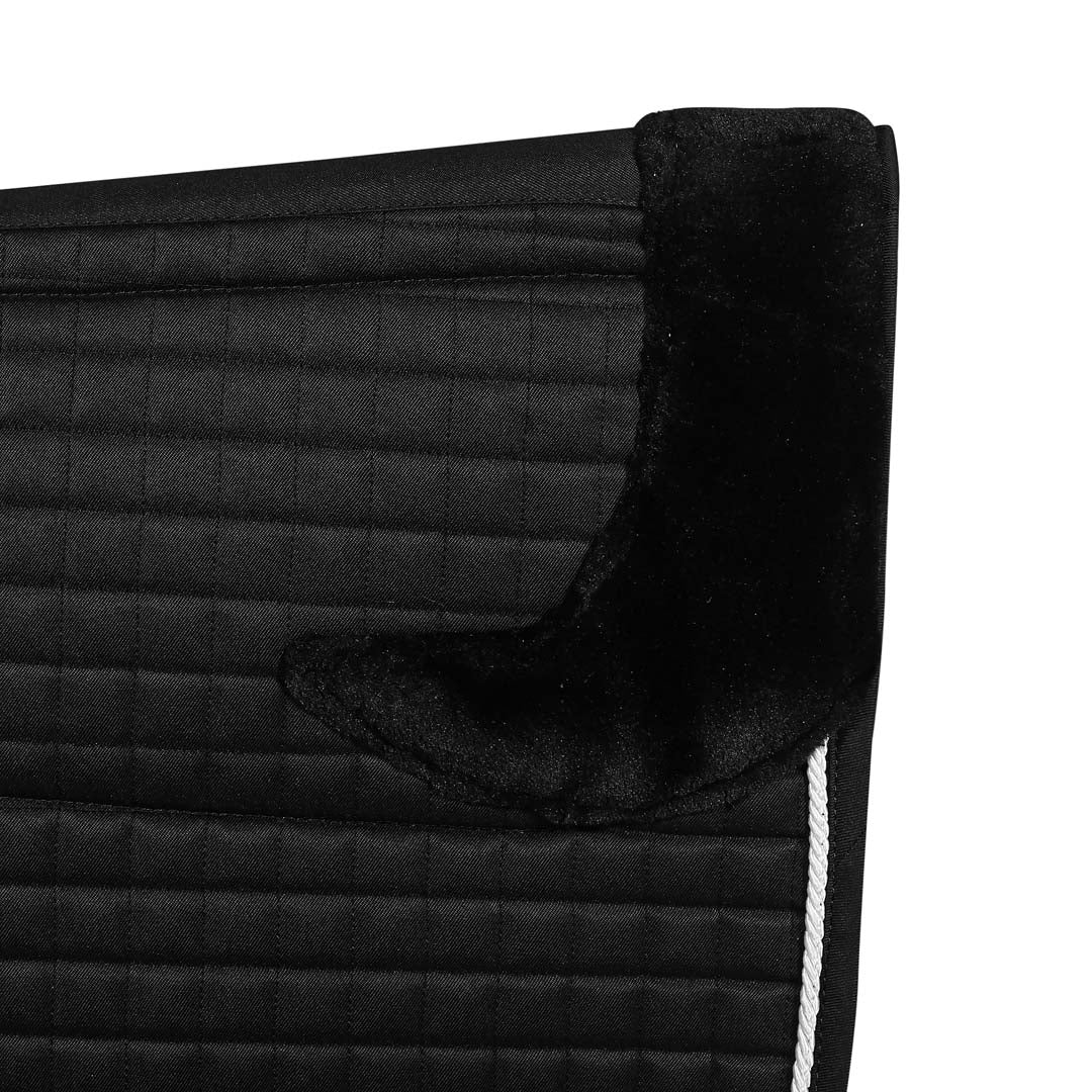 Equine Couture Regal Saddle Pad with White Sherpa Fleece and CoolMax lining