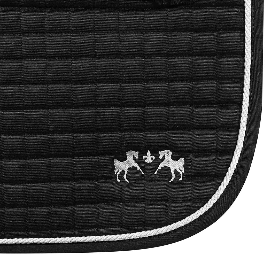 Equine Couture Regal Saddle Pad with White Sherpa Fleece and CoolMax lining