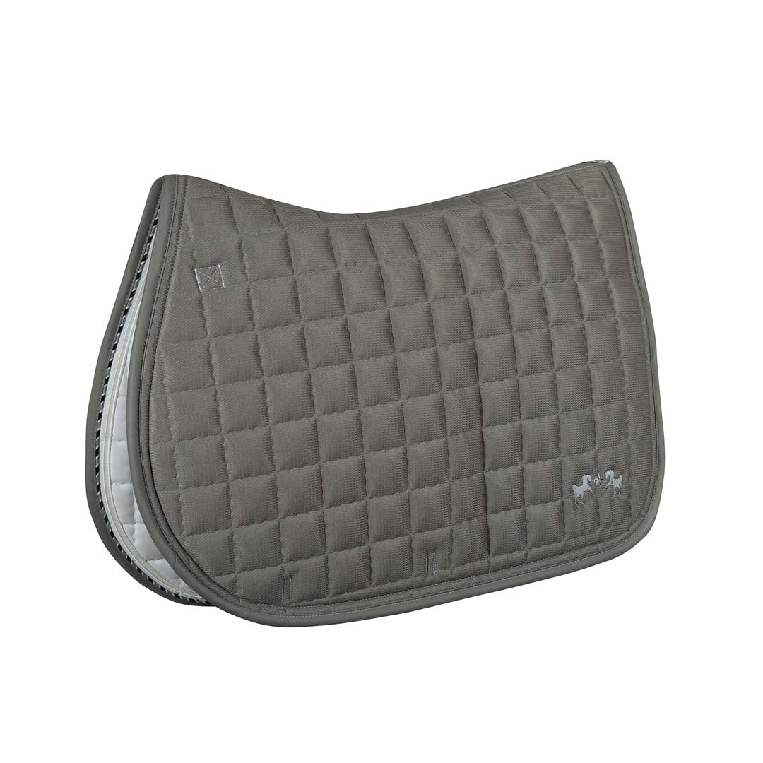 Equine Couture Coolmax Plush White Saddle Pad