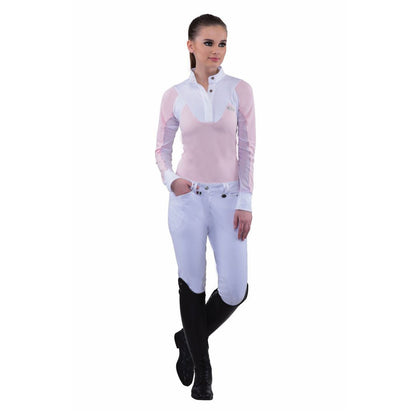 Equine Couture Ladies Sarah Silicone Knee Patch Breeches