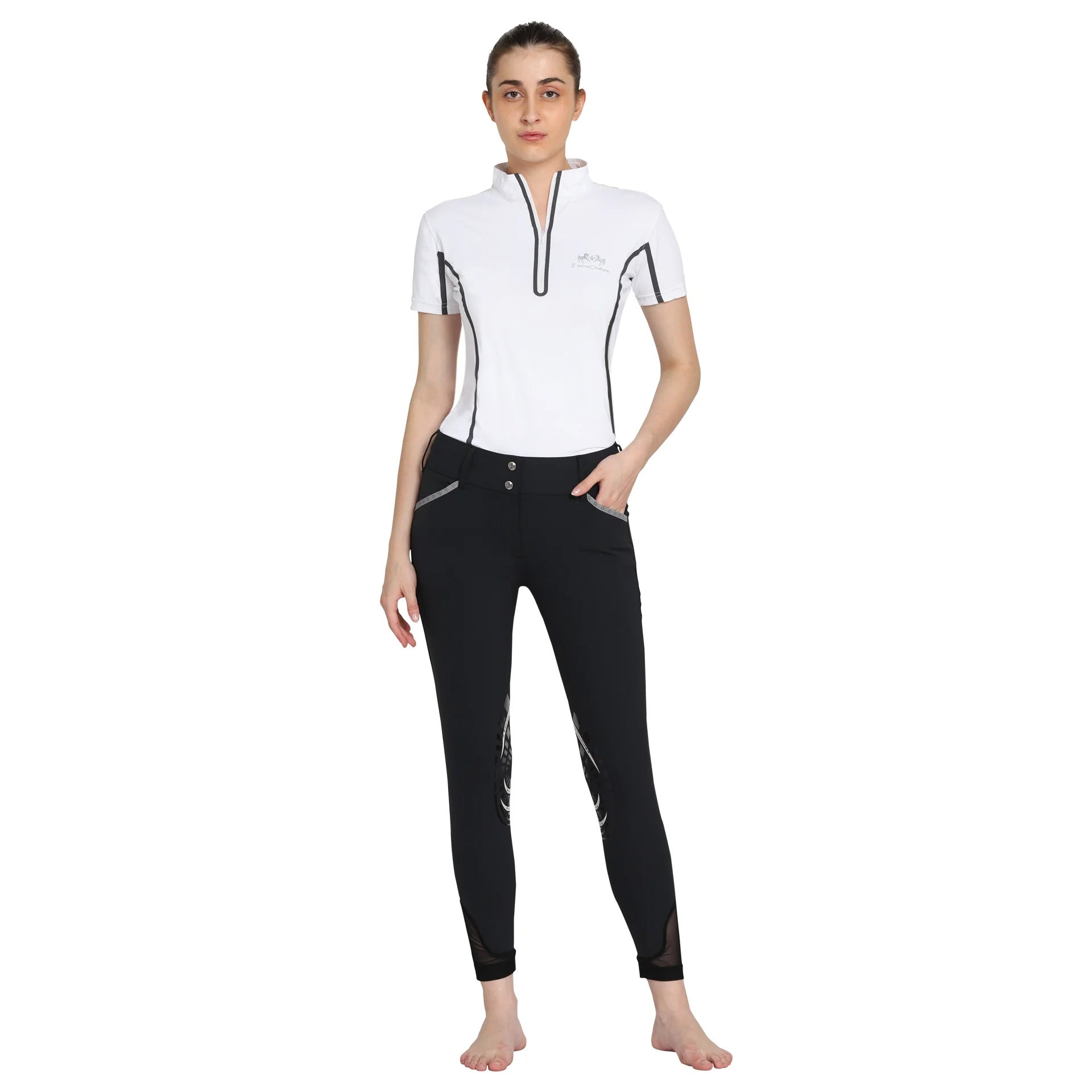 EQUINE COUTURE LADIES MALTA KNEE PATCH BREECHES