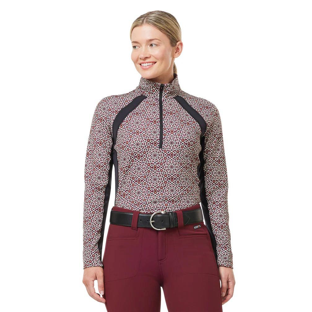 Kerrits Rail Side Quarter Zip Tech Top