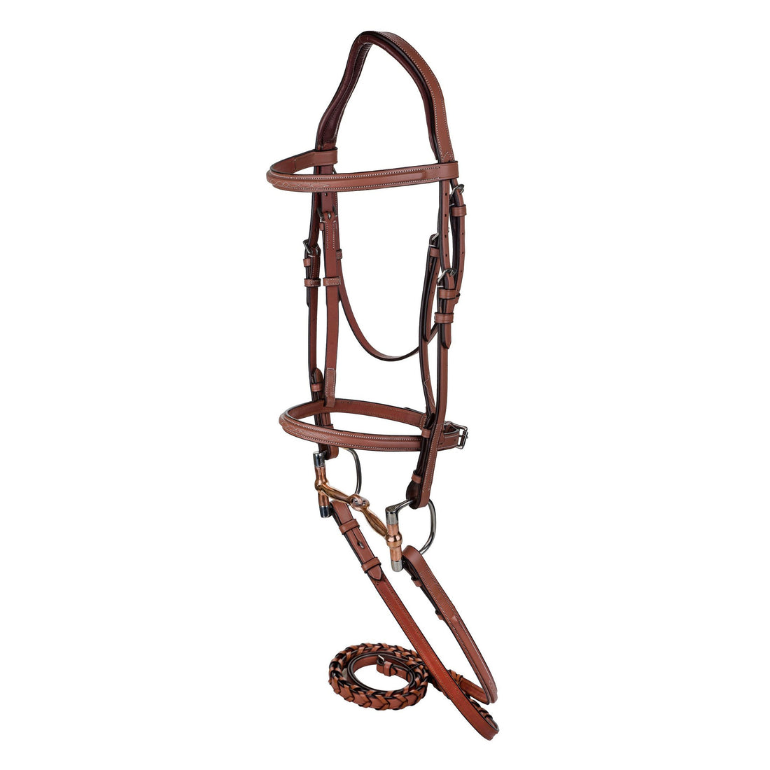 Laureate by Henri de Rivel Raised Fancy Stitched Bridle w/ Laced Reins