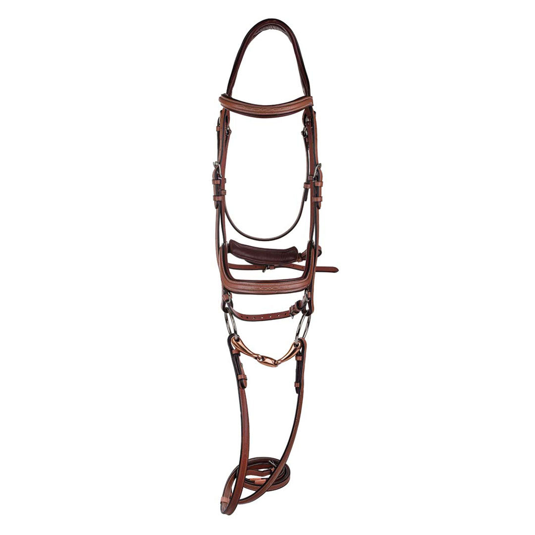 Laureate by Henri de Rivel Anatomical Bridle w/ Rubber Reins