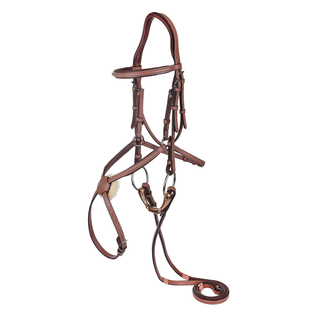 Laureate by Henri de Rivel Figure 8 Bridle w/ Rubber Reins