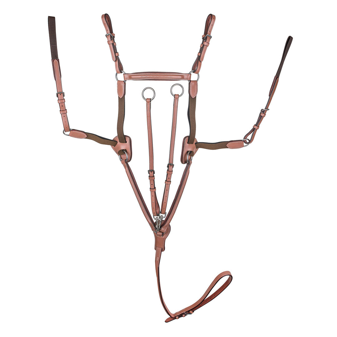 Laureate by Henri de Rivel Raised Fancy Stitched 5 Point Breastplate w/ Running Attachment