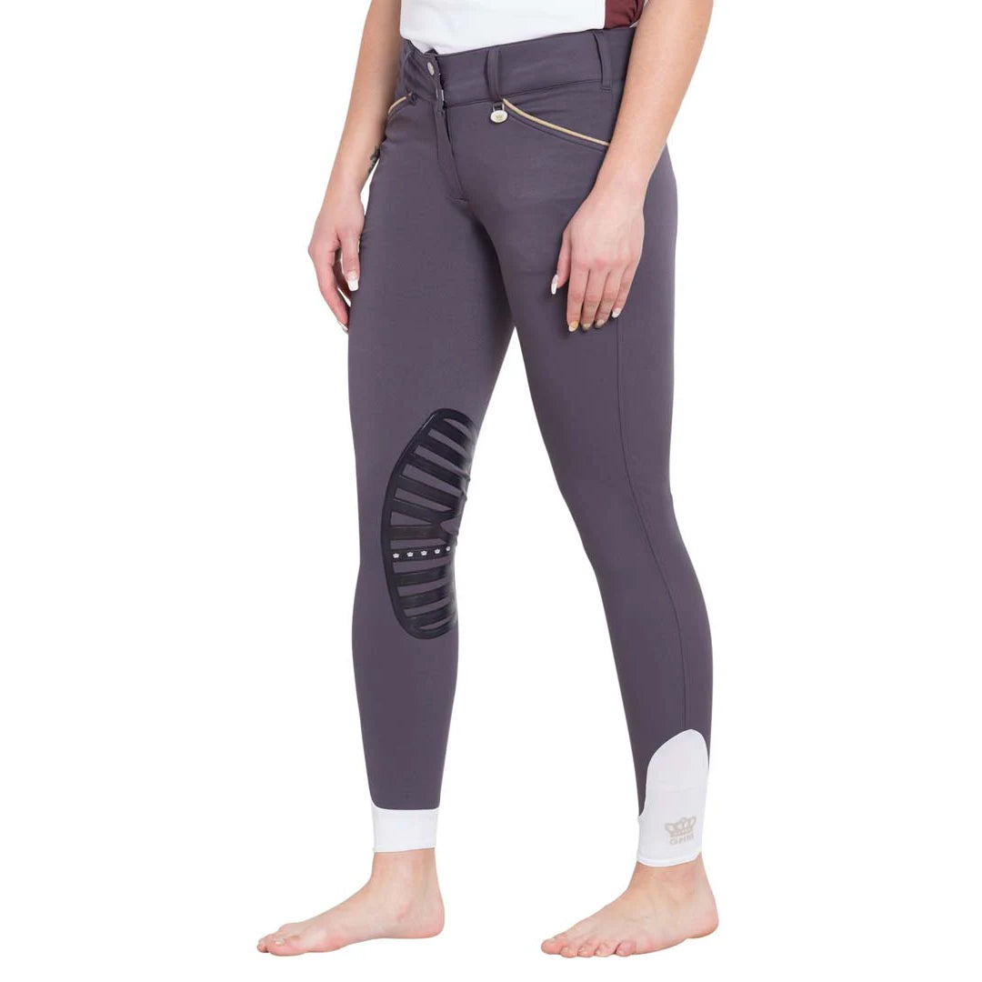 George H Morris Ladies Add Back Silicone Knee Patch Breeches