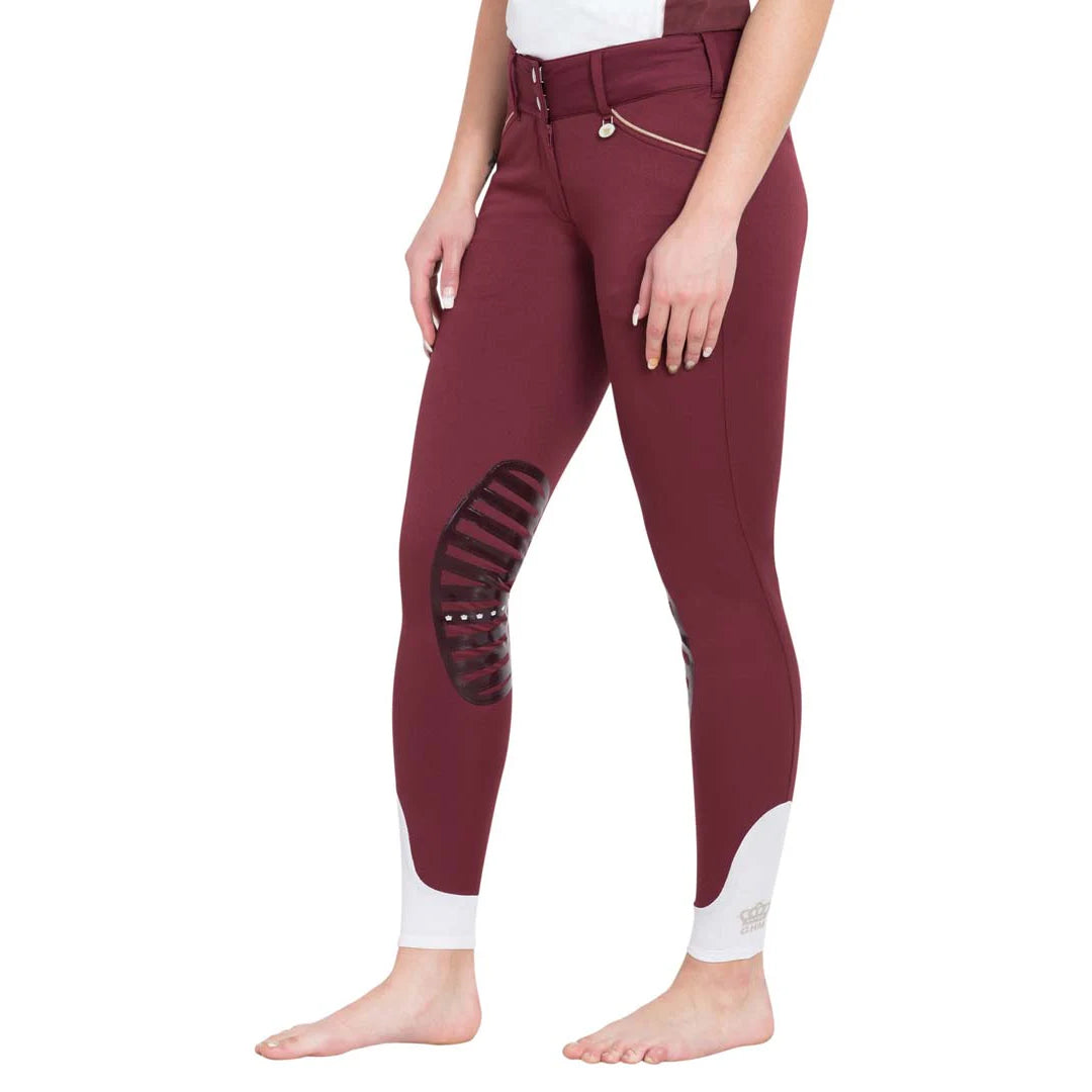 George H Morris Ladies Add Back Silicone Knee Patch Breeches