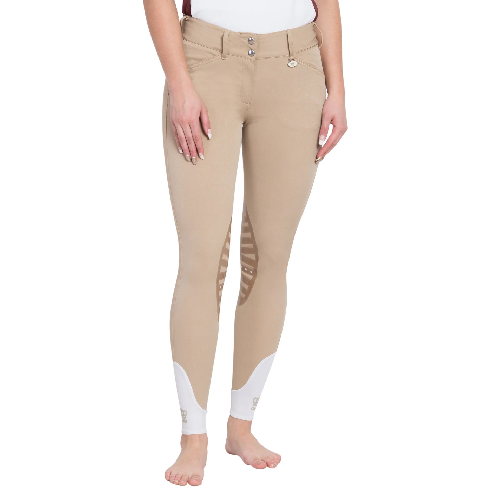 George H Morris Ladies Add Back Silicone Knee Patch Breeches