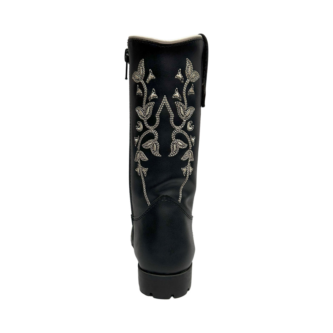 TuffRider Youth Black Floral Western Boot