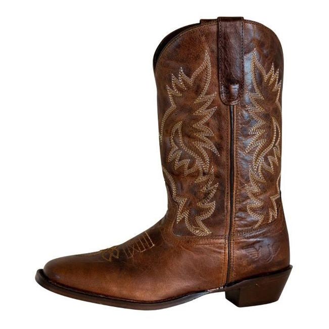 TuffRider Women Moran Leather Square Toe Western Boots