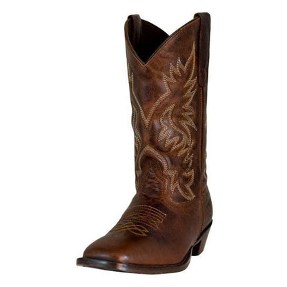 TuffRider Women Moran Leather Square Toe Western Boots