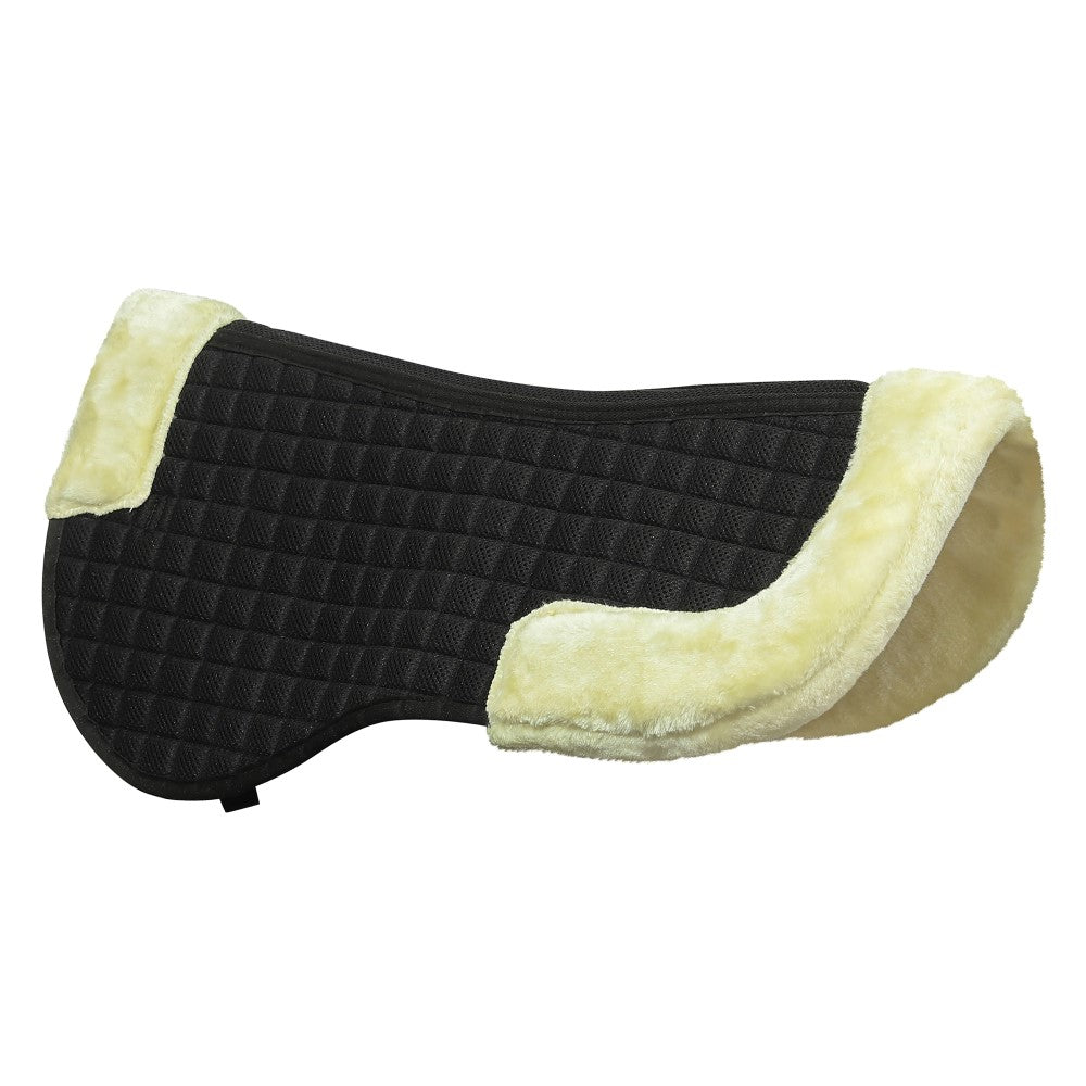 Lettia Coolmax Sherpa Quilted Half Pad w/ Trim