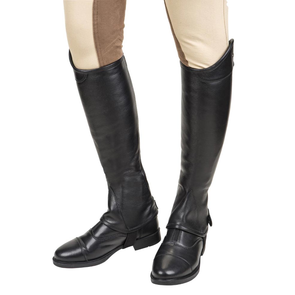 Lettia Adult London Leather Half Chaps