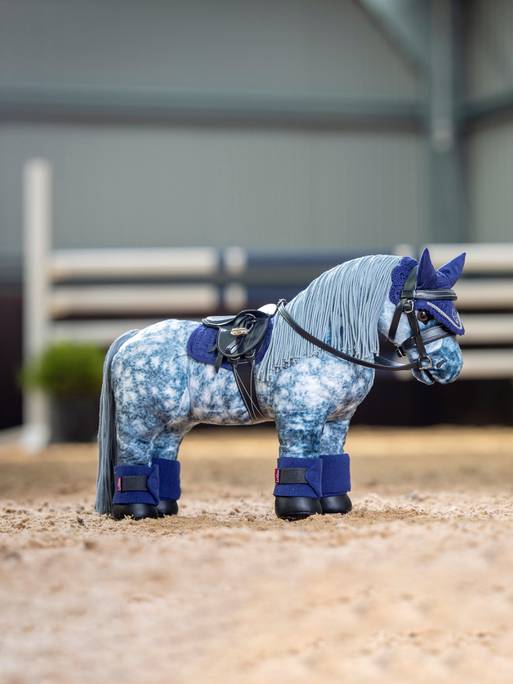 Lemieux Toy Pony Fly Hood Ink Blue One Size