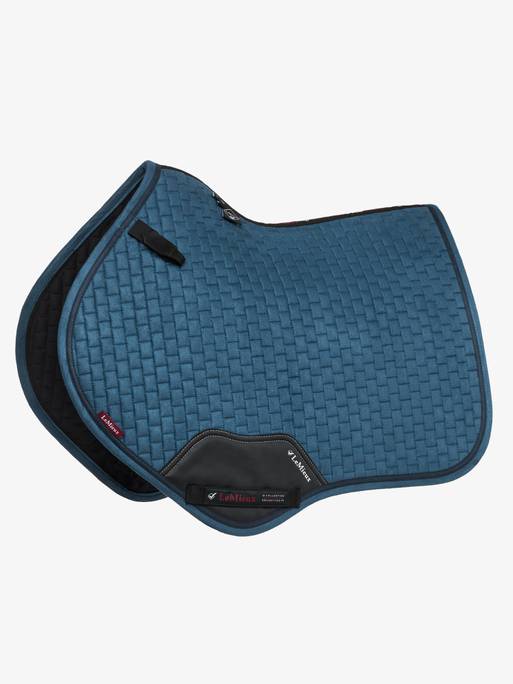 Lemieux Suede Close Contact Square Saddle Pad- Atlantic