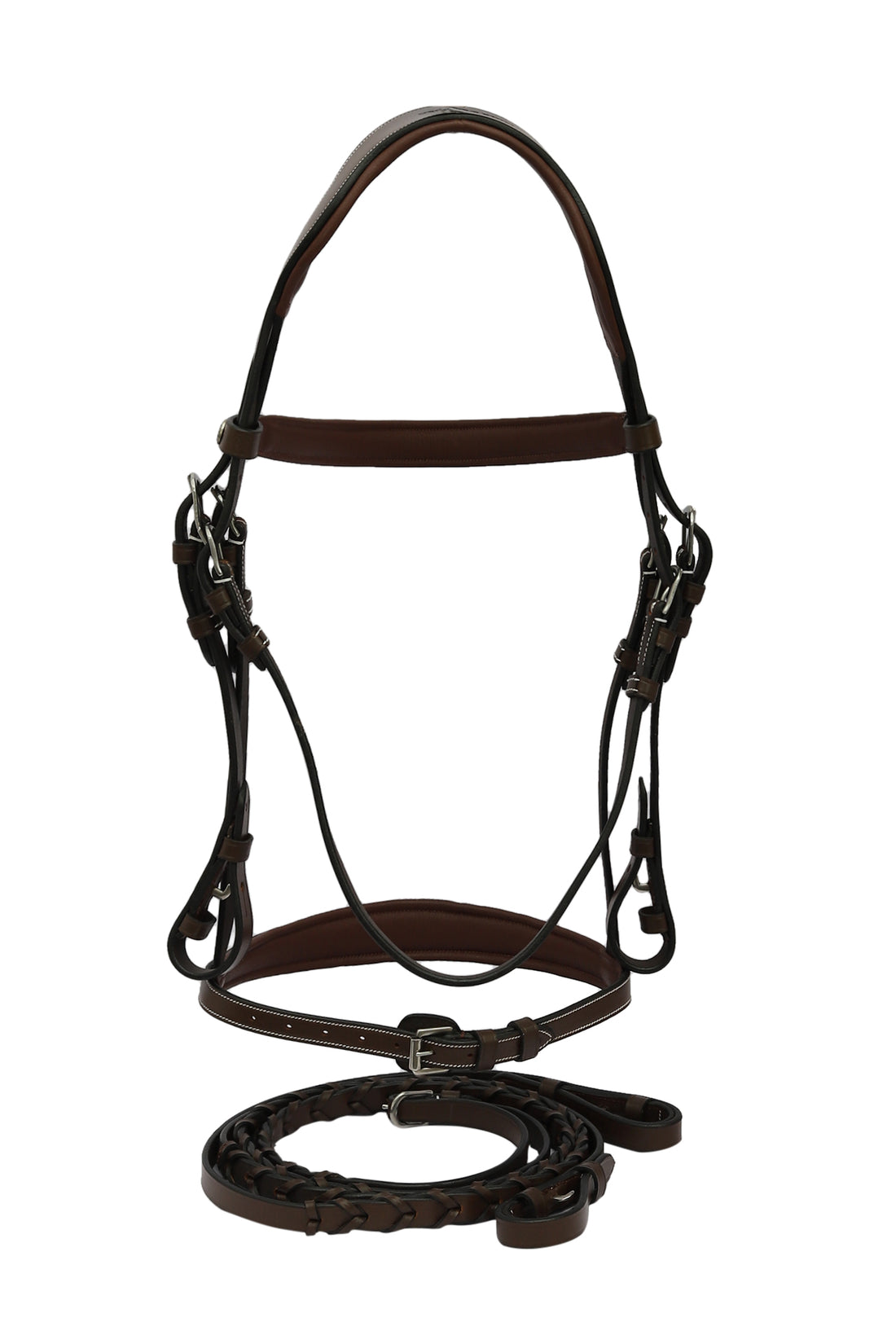 Henri de Rivel Pro Mono-Crown Padded Wide Noseband Bridle