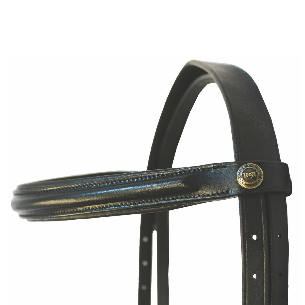 Henri de Rivel Pro Padded Dressage Bridle with Web Reins