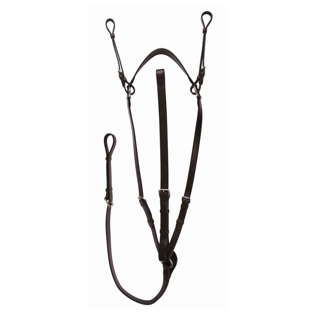 Henri de Rivel Advantage Flat Breastplate Martingale with Standing Attachment