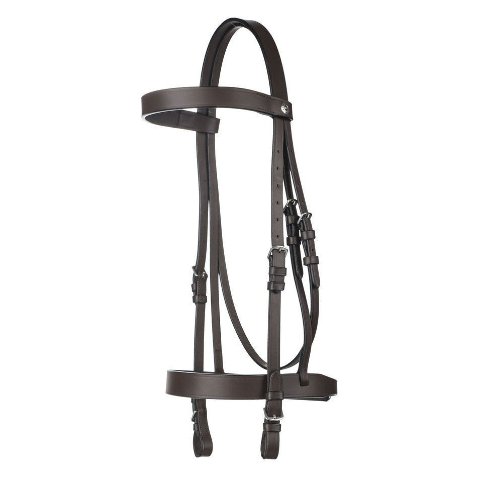 HENRI DE RIVEL POLO BRIDLE WITH DOUBLE REINS