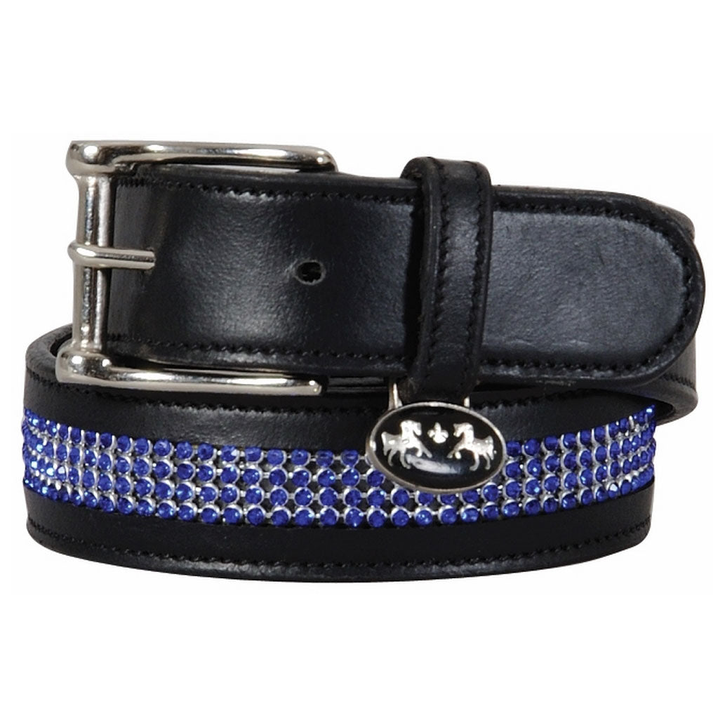 Equine Couture Bling Leather Belt - Regular Leather