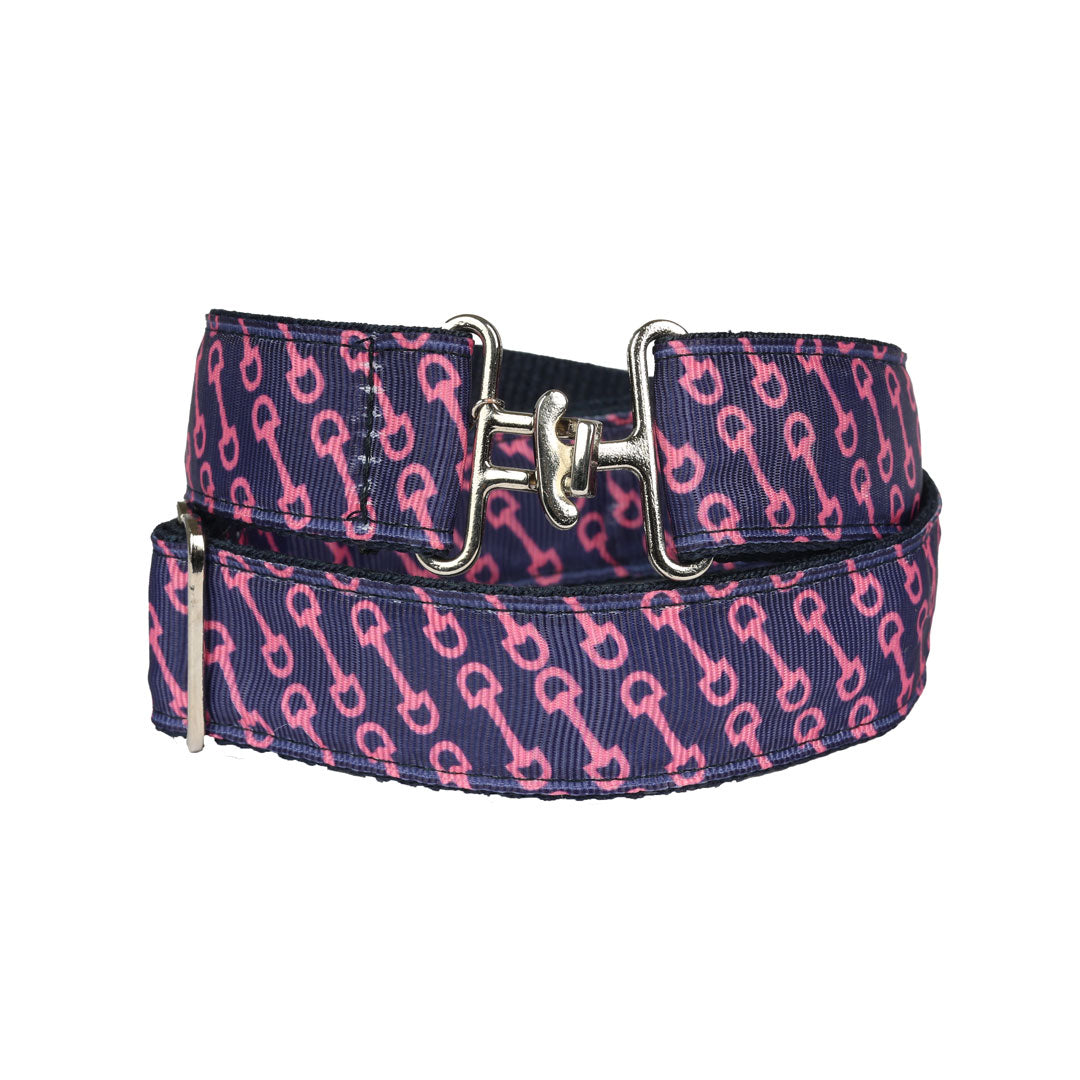 EquiParent Youth In the Loop Pink Bits Belt