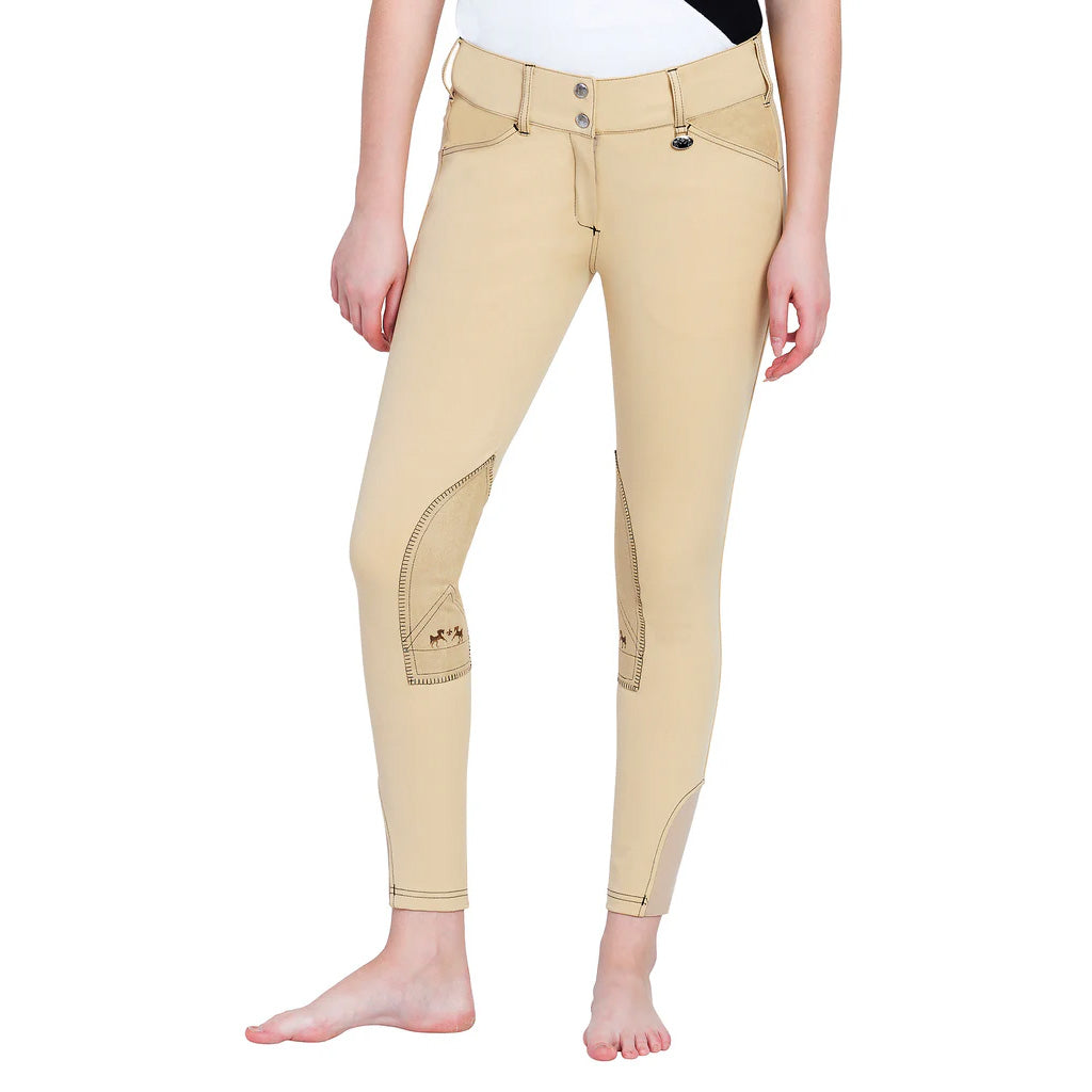 Equine Couture Ladies Sportif Natasha Knee Patch Breeches